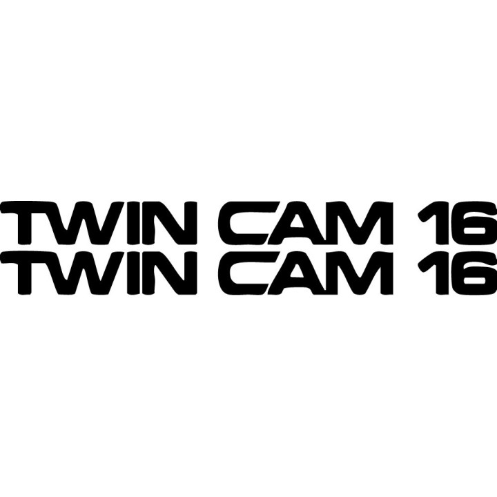 Twin Cam 16 Engine Stickers – 16V Performance Badge Decals (2-Pack)