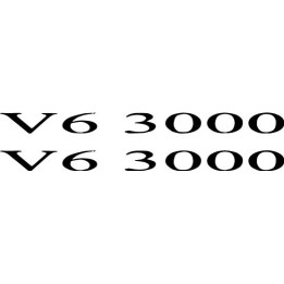 Buy V6 3000 Vinyl Decal Sticker Online