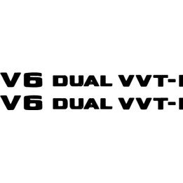 Buy V6 Dual Vvt I Decal Sticker Online