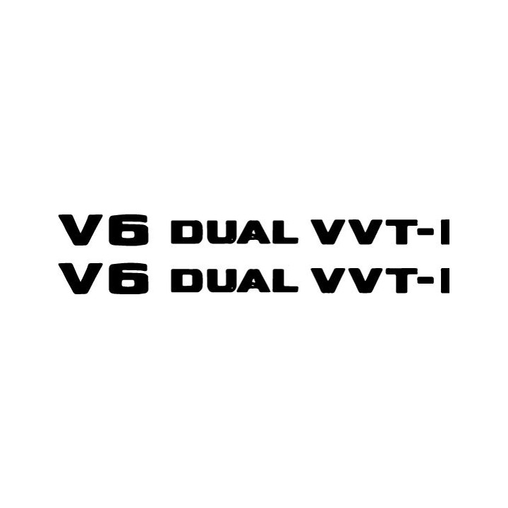 Buy V6 Dual Vvt I Decal Sticker Online