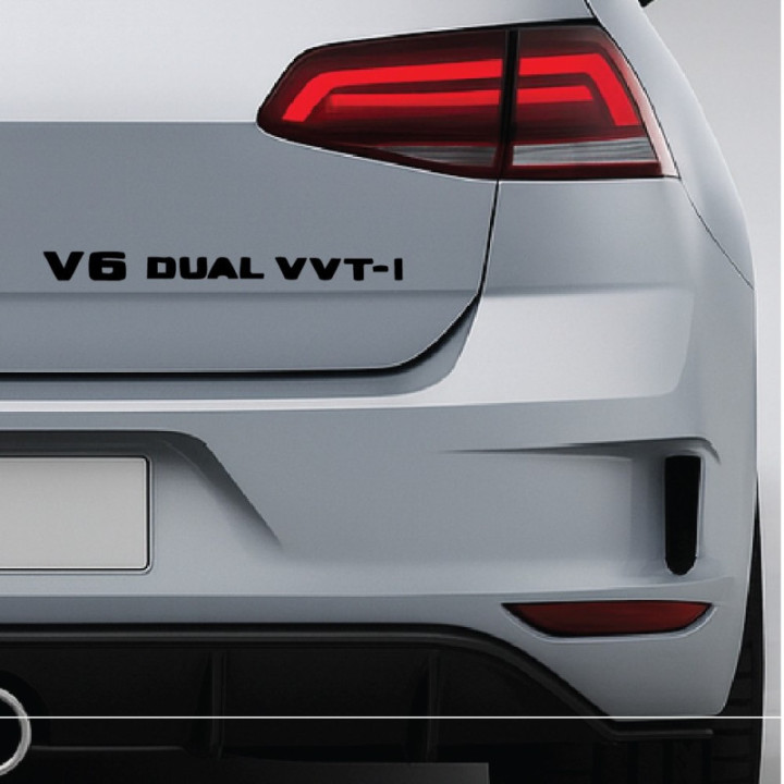 Buy V6 Dual Vvt I Decal Sticker Online
