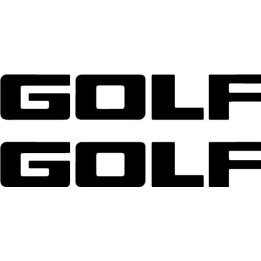 Buy Vw Golf Aftermarket Decal Sticker Online