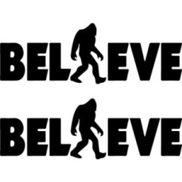Buy Bigfoot Believe Sasquatch Decal Sticker Online