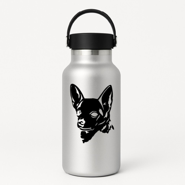 Buy Chihuahua Dog Face Vinyl Decal Sticker Online