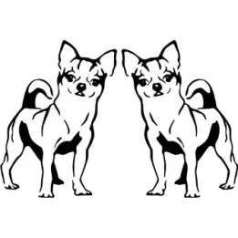 Buy Chihuahua Dog Vinyl Decal Sticker Online