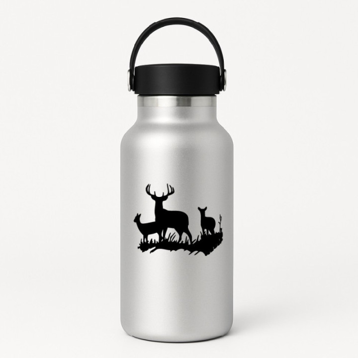 Buy Deer Family Wildlfie Decal Sticker Style 2 Vinyl Decal Sticker Online