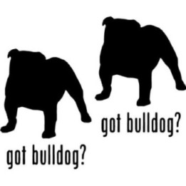 Buy Got Bulldog Dog Decal Sticker 1 Vinyl Decal Sticker Online