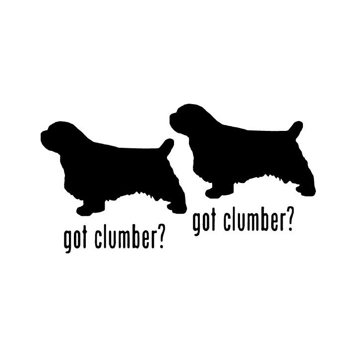 Buy Got Clumber Dog Decal Online