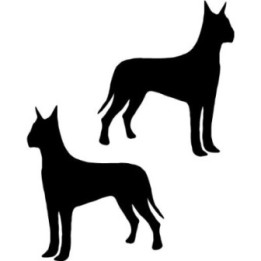 Buy Great Dane Decal Sticker Online