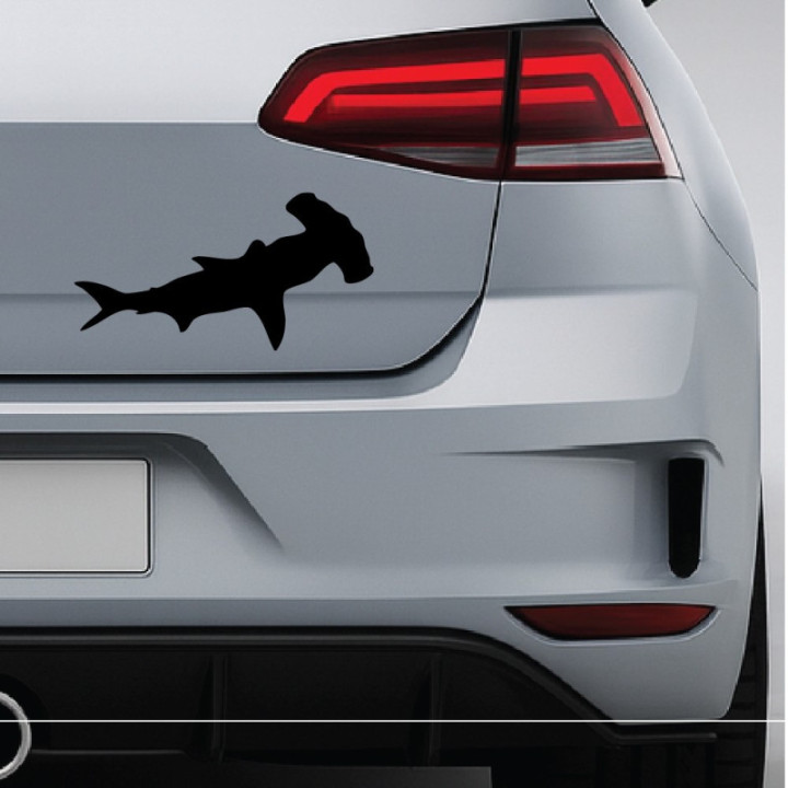 Hammerhead Shark Stickers – Sea Life Decals (2-Pack)