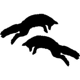 Buy Jumping Fox Decal Sticker Online