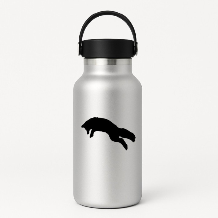 Buy Jumping Fox Decal Sticker Online