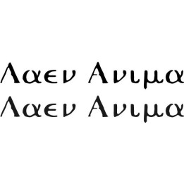 Aaen Anima Stickers – Metal Band Logo Decals (2-Pack)