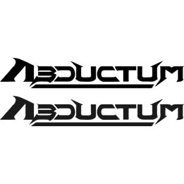 Abductum Stickers – Thrash Metal Band Decals (2-Pack)