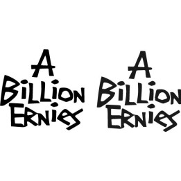 A Billion Ernies Stickers – Ska Punk Decals (2-Pack)
