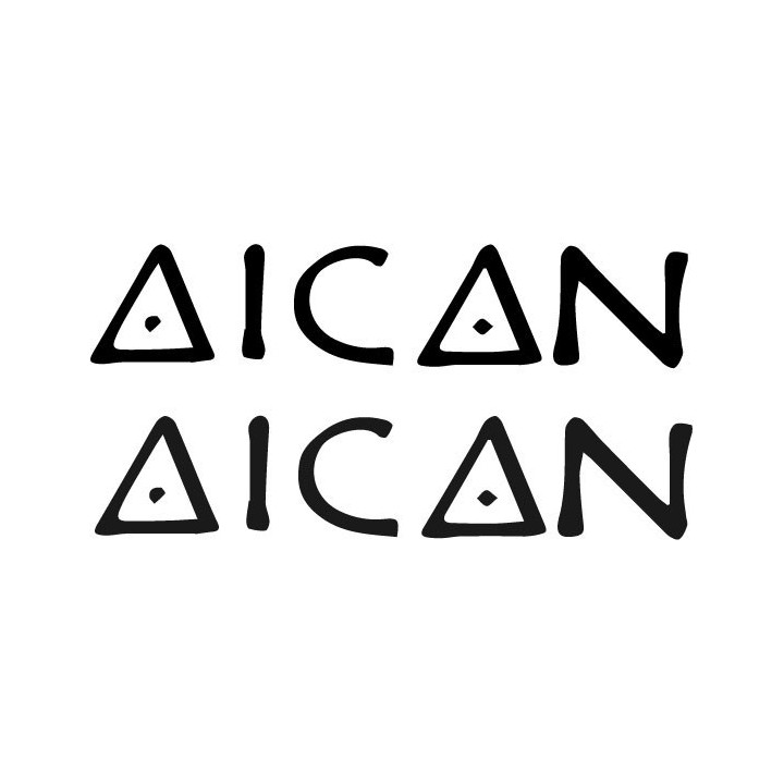 Aican Logo Stickers – Laptop & Personalisation Decals (2-Pack)