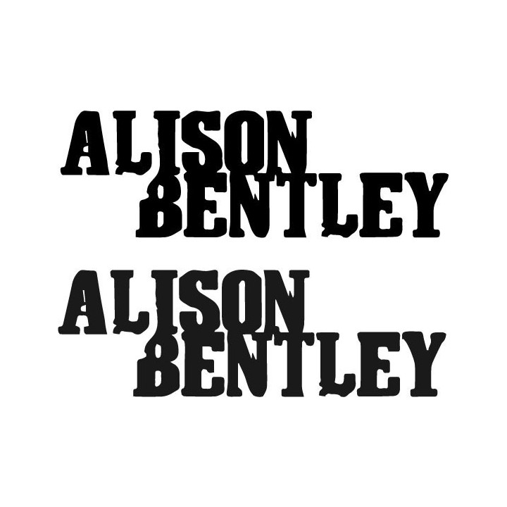 Alison Bentley Band Stickers – Music Artist Decals (2-Pack)