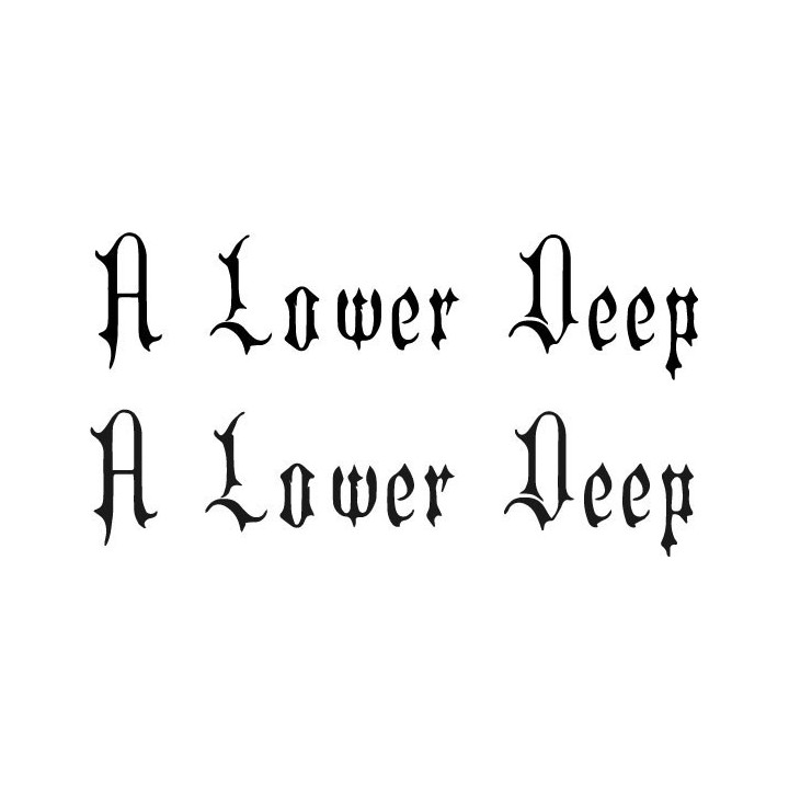 A Lower Deep Stickers – Progressive Metal Decals (2-Pack)