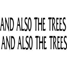 And Also The Trees Stickers – Gothic Rock Decals (2-Pack)