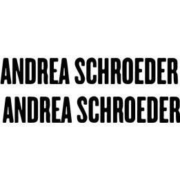 Andrea Schroeder Stickers – Noir Pop Music Decals (2-Pack)