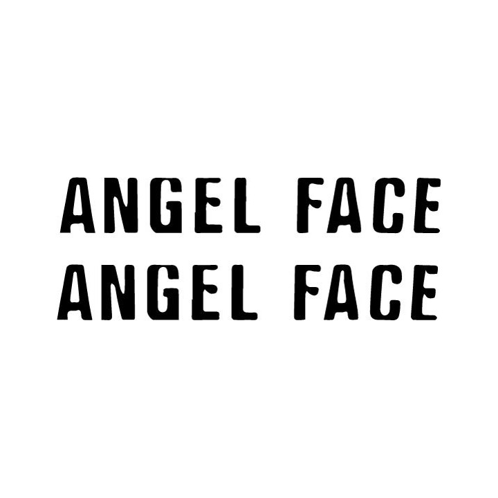 Angel Face Band Stickers – Glam Rock Decals (2-Pack)