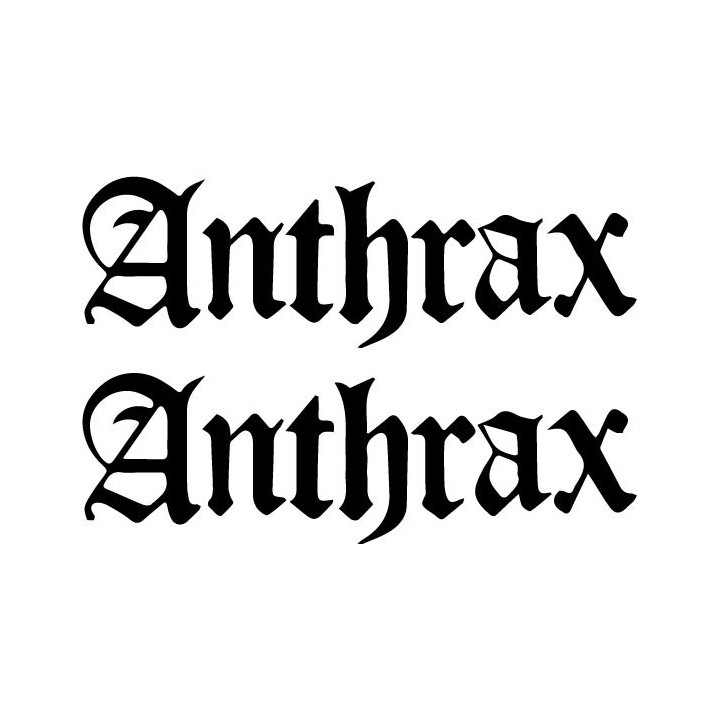 Anthrax Stickers – Thrash Metal Decals (2-Pack)
