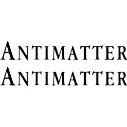Antimatter Stickers – Melancholic Rock Decals (2-Pack)