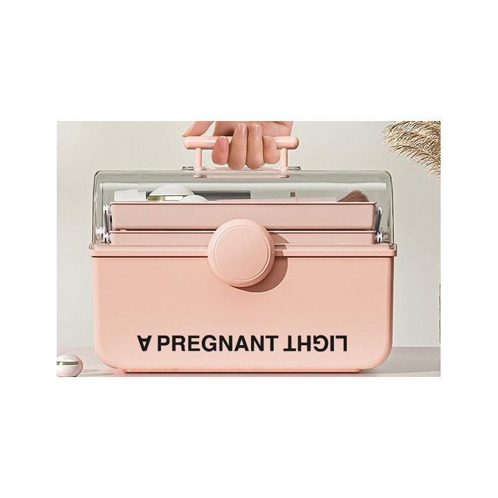 A Pregnant Light Stickers – Black Metal Decals (2-Pack)