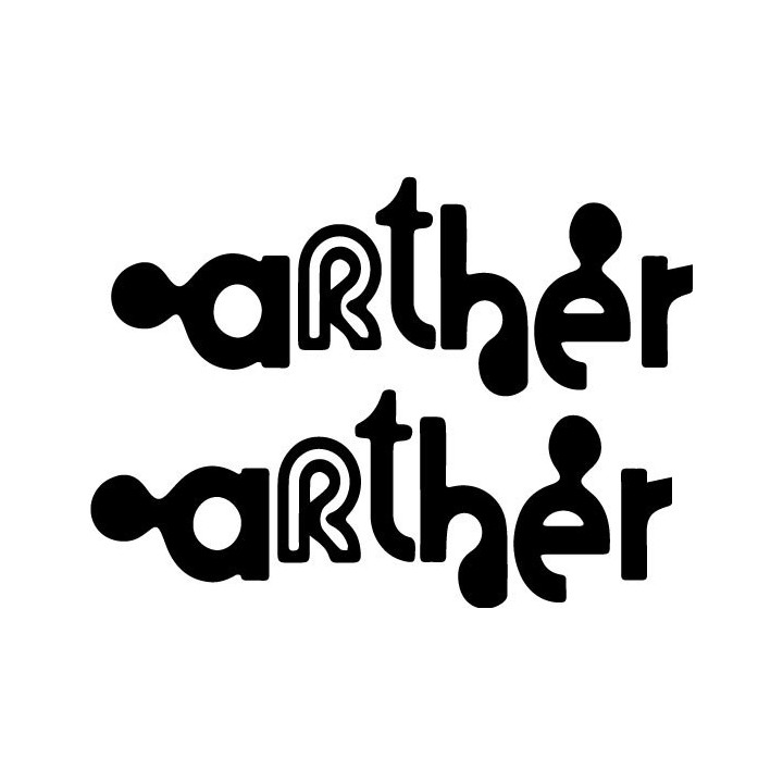 Arther Band Stickers – Indie Rock Decals (2-Pack)