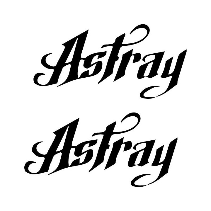 Astray Band Stickers – Rock Music Decals (2-Pack)