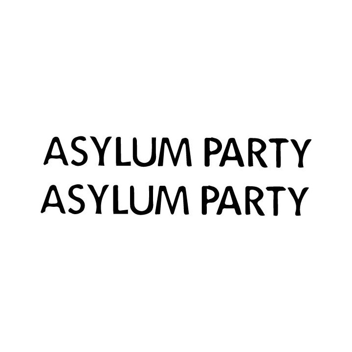 Asylum Party Stickers – Coldwave Post-Punk Decals (2-Pack)