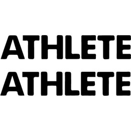 Athlete Band Stickers – Tourist Indie Rock Decals (2-Pack)