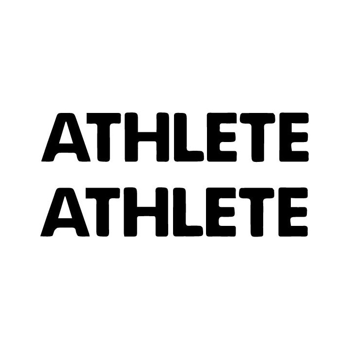 Athlete Band Stickers – Tourist Indie Rock Decals (2-Pack)