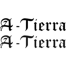A-Tierra Stickers – Spanish Rock Band Decals (2-Pack)