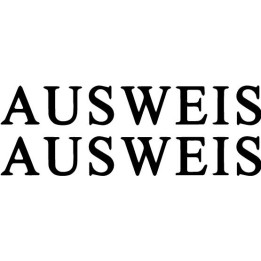 Ausweis Stickers – French Punk Rock Band Decals (2-Pack)
