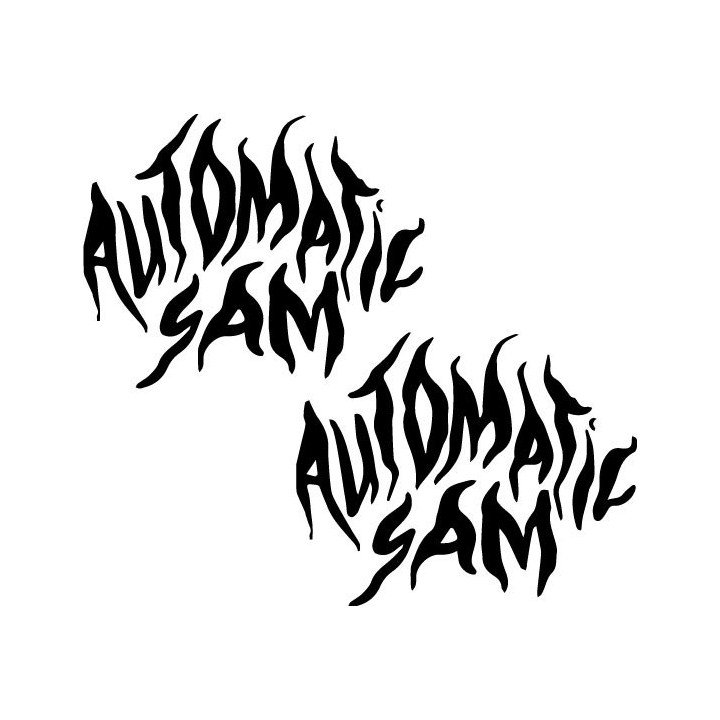 Automatic Sam Stickers – Psychedelic Rock Decals (2-Pack)