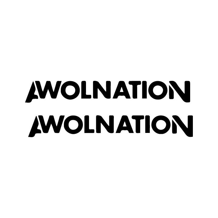 AWOLNATION Stickers – Sail Run Music Decals (2-Pack)