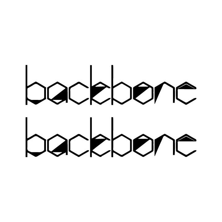 Backbone Band Stickers – Hard Rock Music Decals (2-Pack)