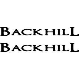Backhill Band Stickers – Indie Rock Decals (2-Pack)