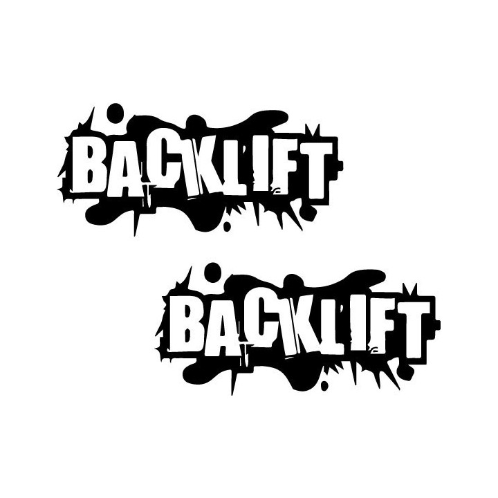 Backlift Stickers – Japanese Melodic Punk Decals (2-Pack)
