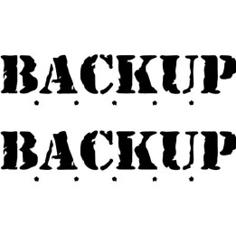 Backup Band Stickers – Alternative Rock Decals (2-Pack)
