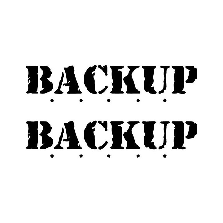 Backup Band Stickers – Alternative Rock Decals (2-Pack)