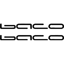 Baco Records Stickers – Reggae Rock Label Decals (2-Pack)