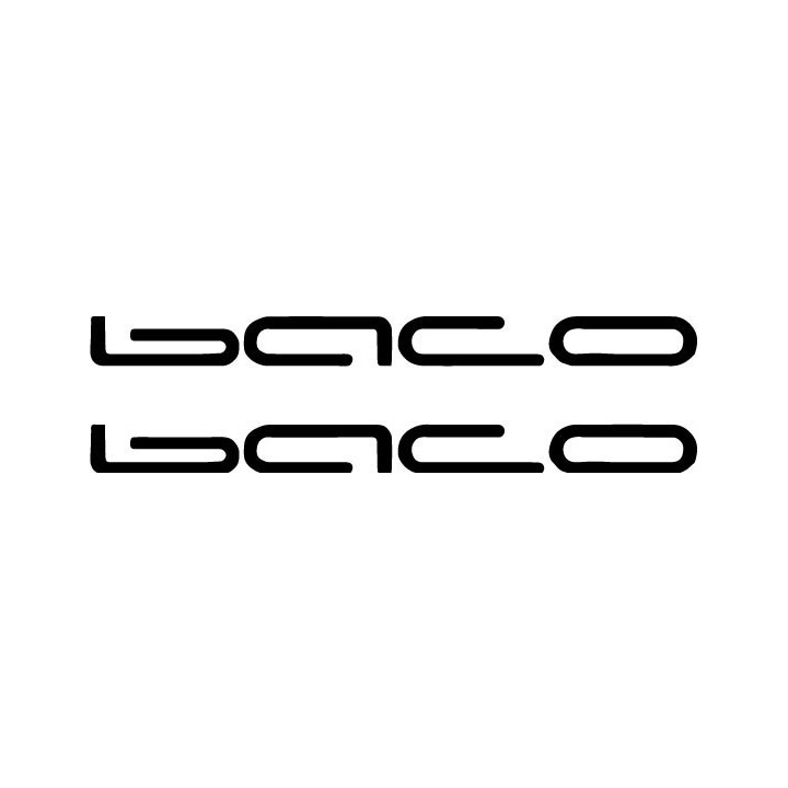 Baco Records Stickers – Reggae Rock Label Decals (2-Pack)
