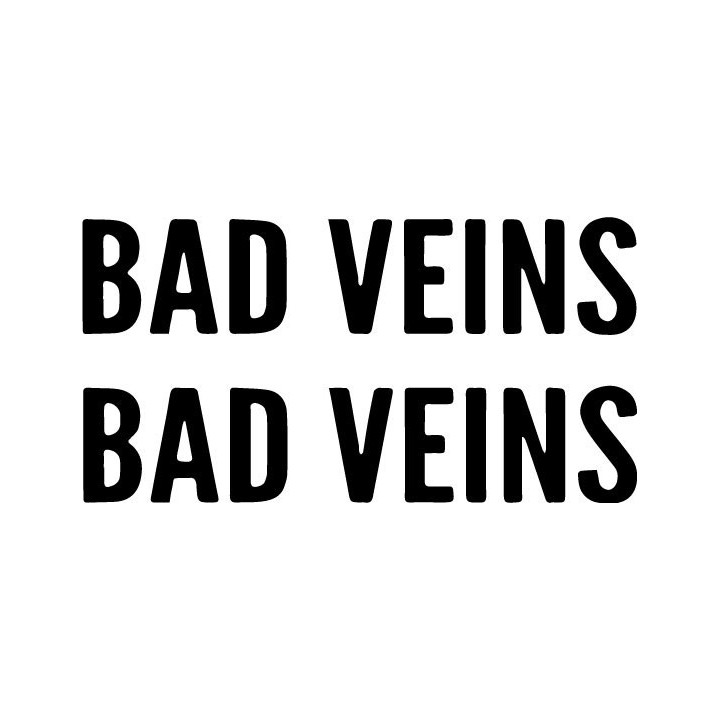 Bad Veins Stickers – Indie Rock Band Decals (2-Pack)