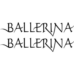 Ballerina Band Stickers – J-Rock Visual Kei Decals (2-Pack)