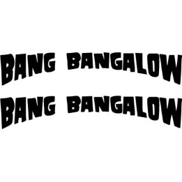 Bang Bangalow Stickers – Indie Rock Band Decals (2-Pack)