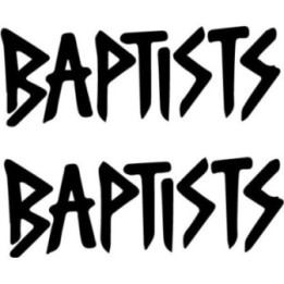 Baptists Stickers – Hardcore Crust Punk Decals (2-Pack)