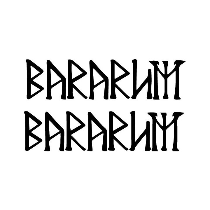 Bararum Band Stickers – Progressive Rock Decals (2-Pack)