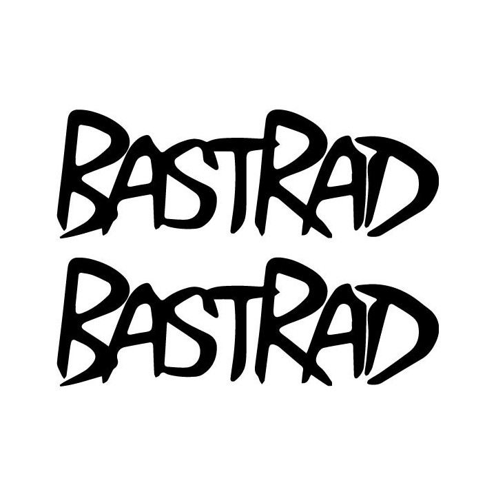 Bastrad Band Stickers – Metal Music Decals (2-Pack)